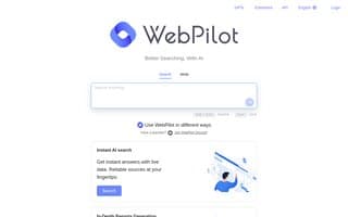 Screenshot of webpilot.ai