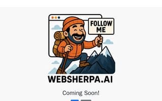 Screenshot of websherpa.ai