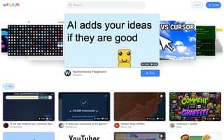 Screenshot of websim.ai