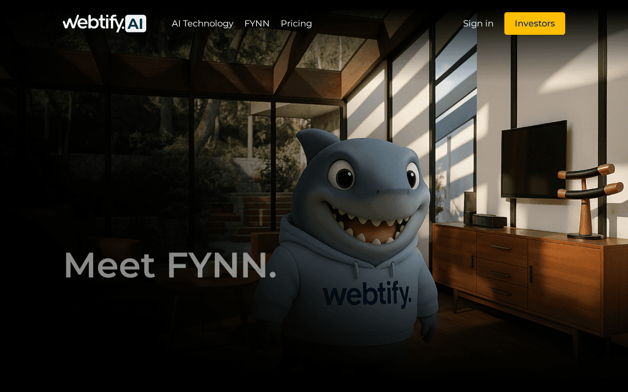 Screenshot of webtify.ai