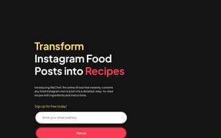 Screenshot of wechef.ai
