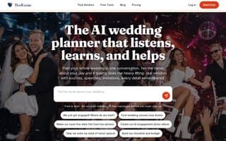 Screenshot of wedgenie.ai