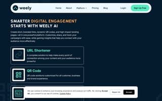 Screenshot of weely.ai
