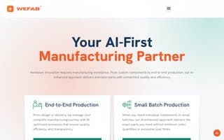 Screenshot of wefab.ai