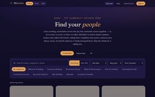 Screenshot of wegather.ai