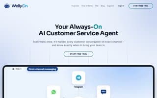 Screenshot of wellyon.ai