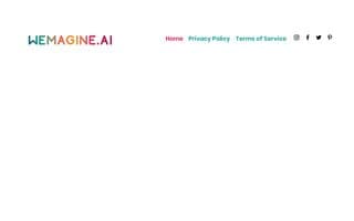 Screenshot of wemagine.ai