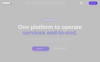 Screenshot of weso.ai