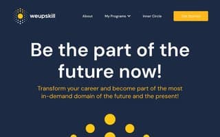 Screenshot of weupskill.ai