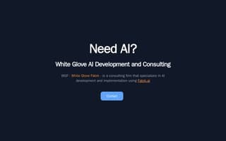 Screenshot of wgf.ai