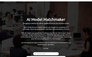 Screenshot of whatmodel.ai