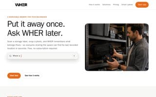 Screenshot of wher.ai