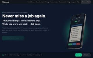 Screenshot of whoza.ai