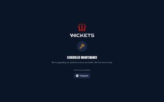Screenshot of wickets.ai