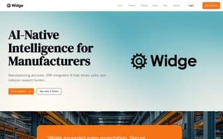 Screenshot of widge.ai