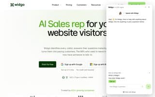 Screenshot of widgo.ai