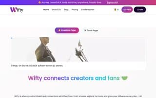 Screenshot of wifty.ai