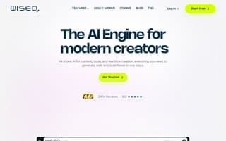Screenshot of wiseq.ai