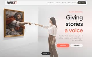 Screenshot of wisit.ai