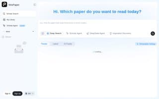 Screenshot of wispaper.ai
