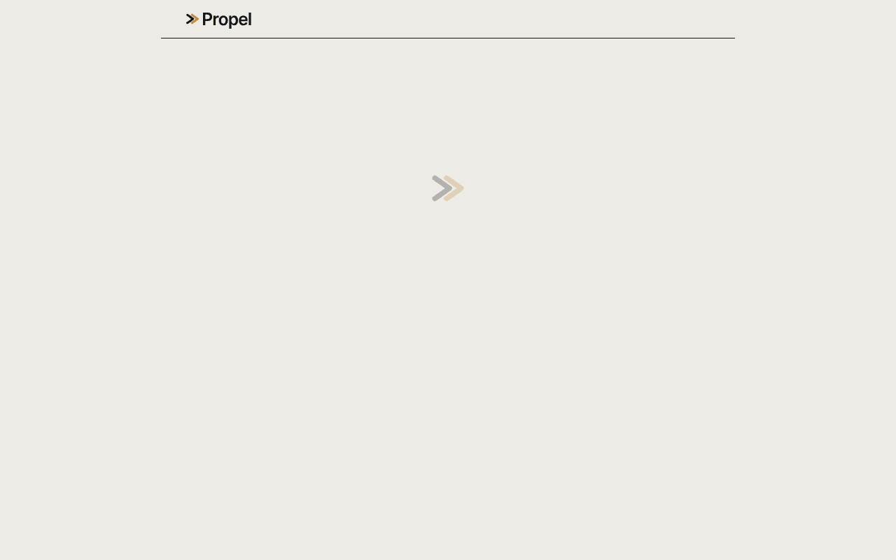 Screenshot of withpropel.ai