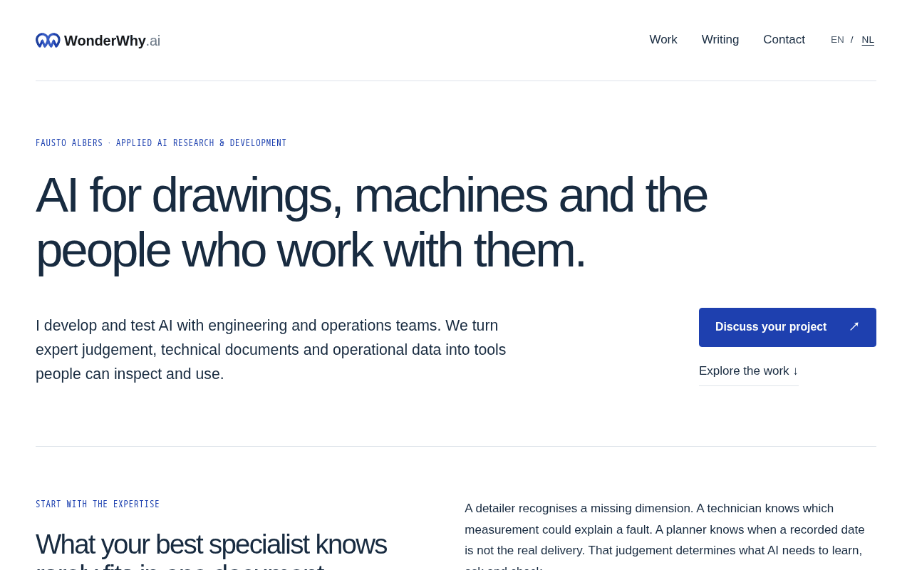 Screenshot of wonderwhy.ai