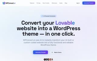 Screenshot of wpconvert.ai