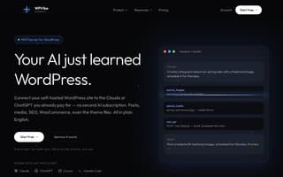 Screenshot of wpvibe.ai