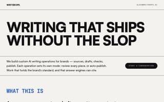 Thumbnail of writerops.ai