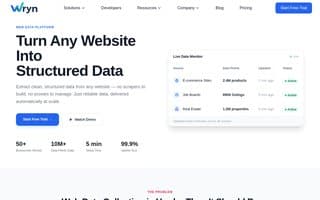 Screenshot of wryn.ai