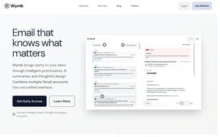 Screenshot of wyntk.ai