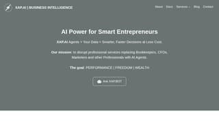 Screenshot of xap.ai