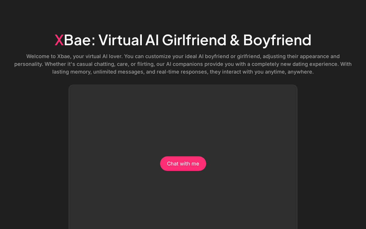 Screenshot of xbae.ai