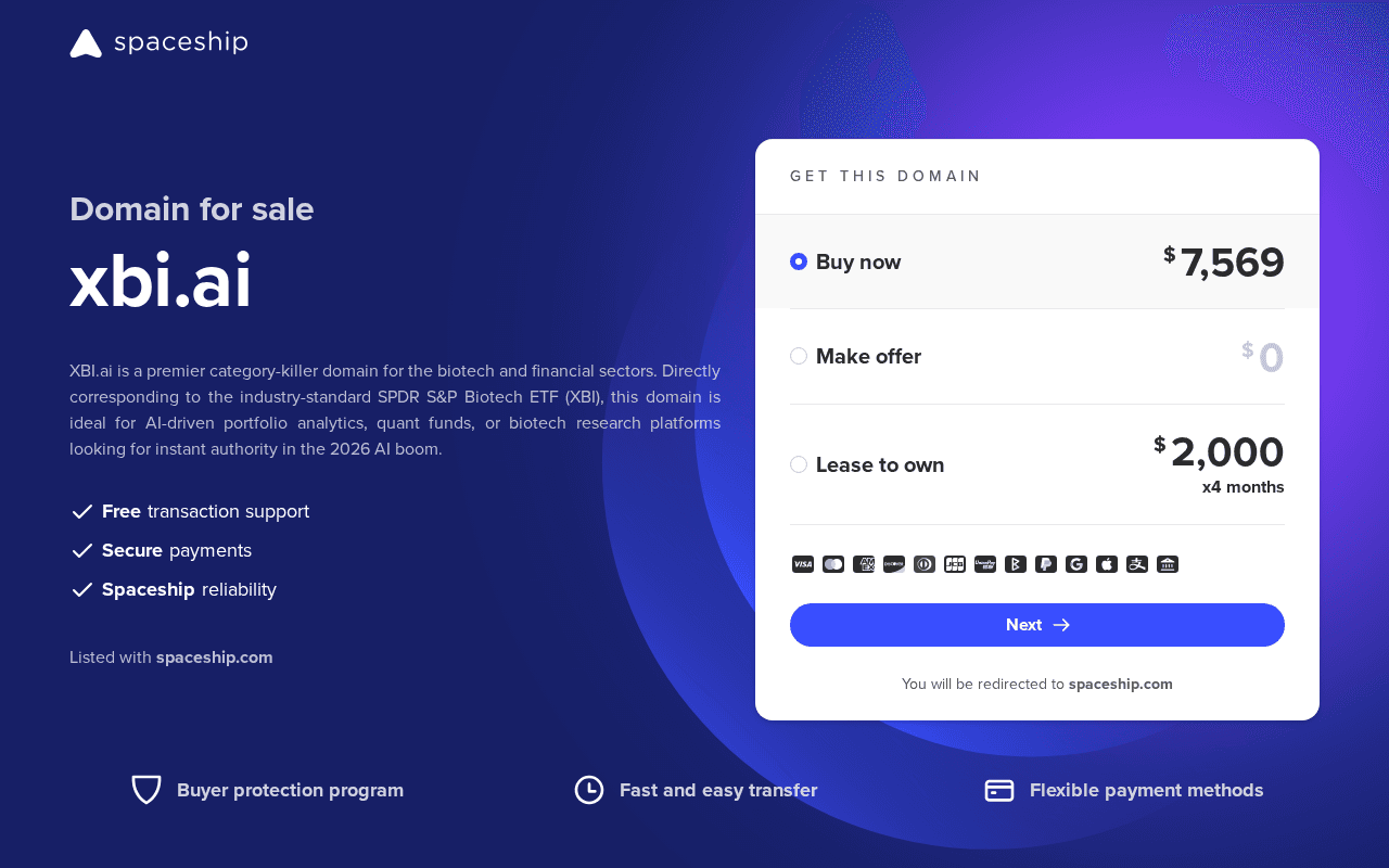 Screenshot of xbi.ai