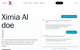 Screenshot of ximia.ai