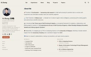 Thumbnail of xizhang.ai