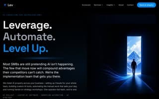 Screenshot of xlev.ai