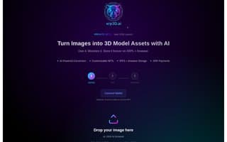 Screenshot of xrp3d.ai