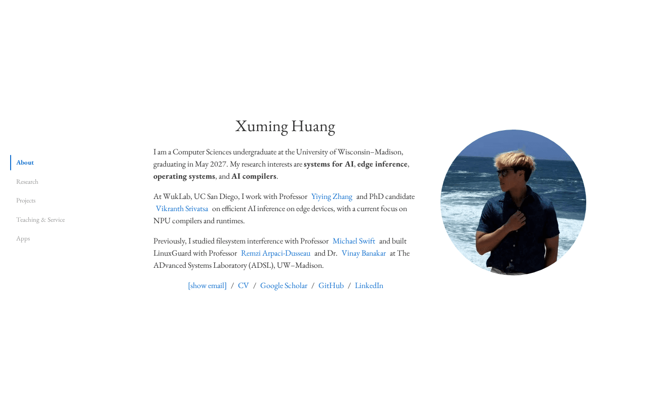 Screenshot of xuming.ai