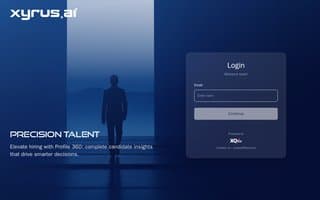 Screenshot of xyrus.ai
