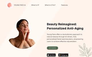 Screenshot of youngface.ai