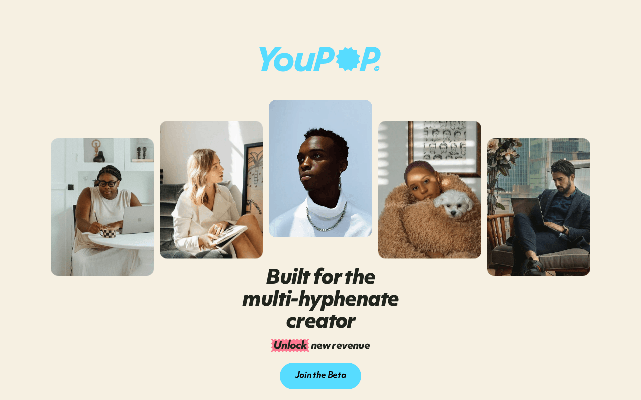 Screenshot of youpop.ai