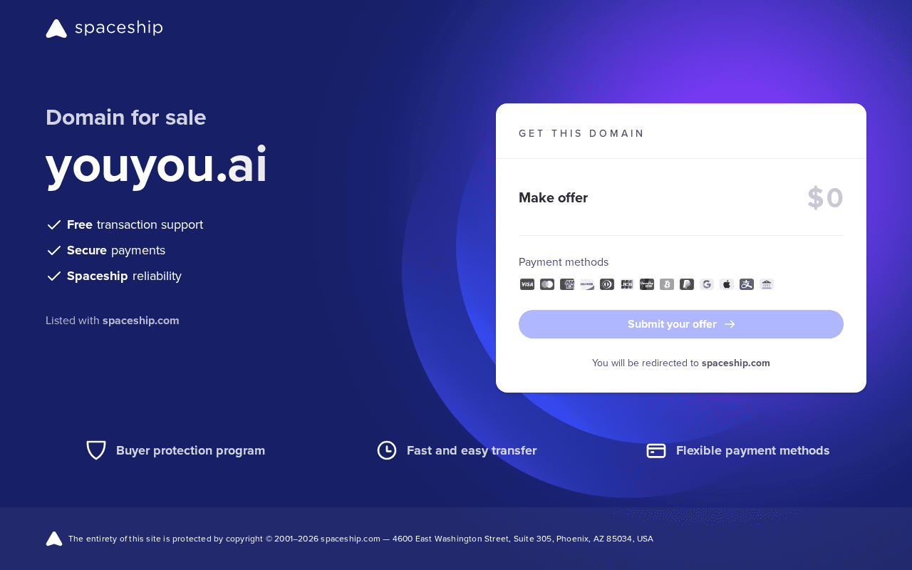 Screenshot of youyou.ai