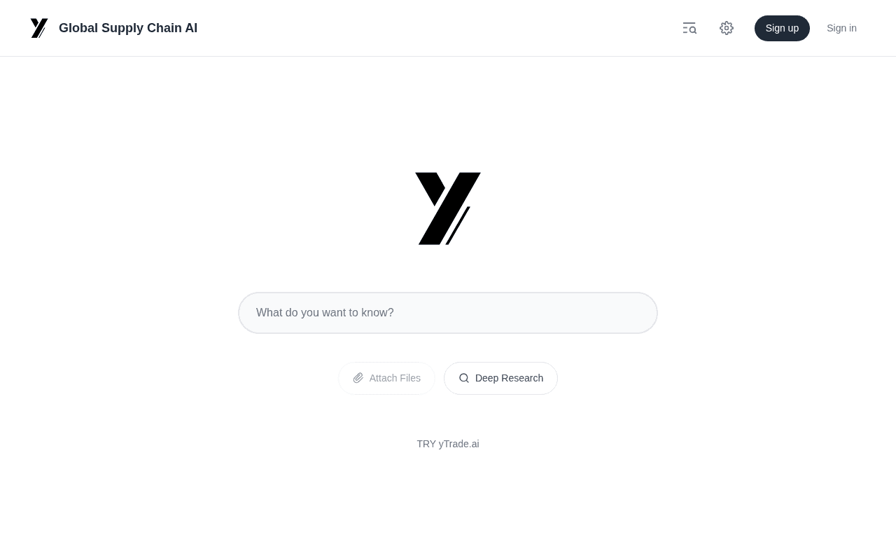 Screenshot of ytrade.ai