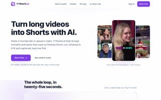Thumbnail of ytshorts.ai
