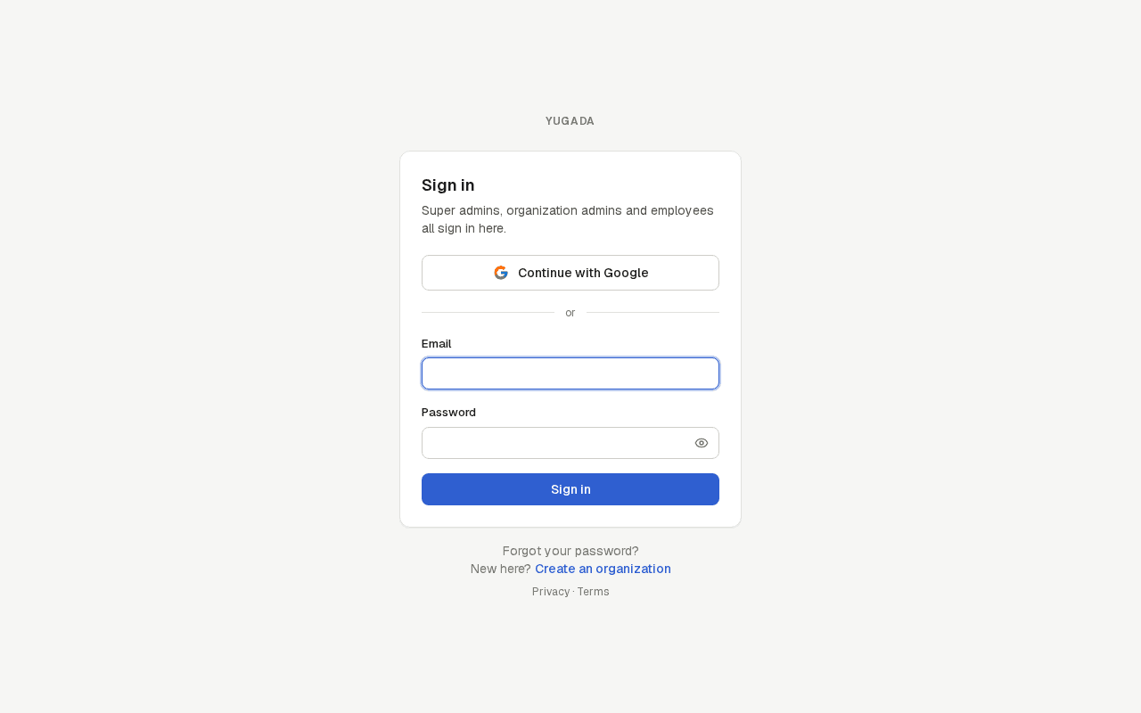 Screenshot of yugada.ai