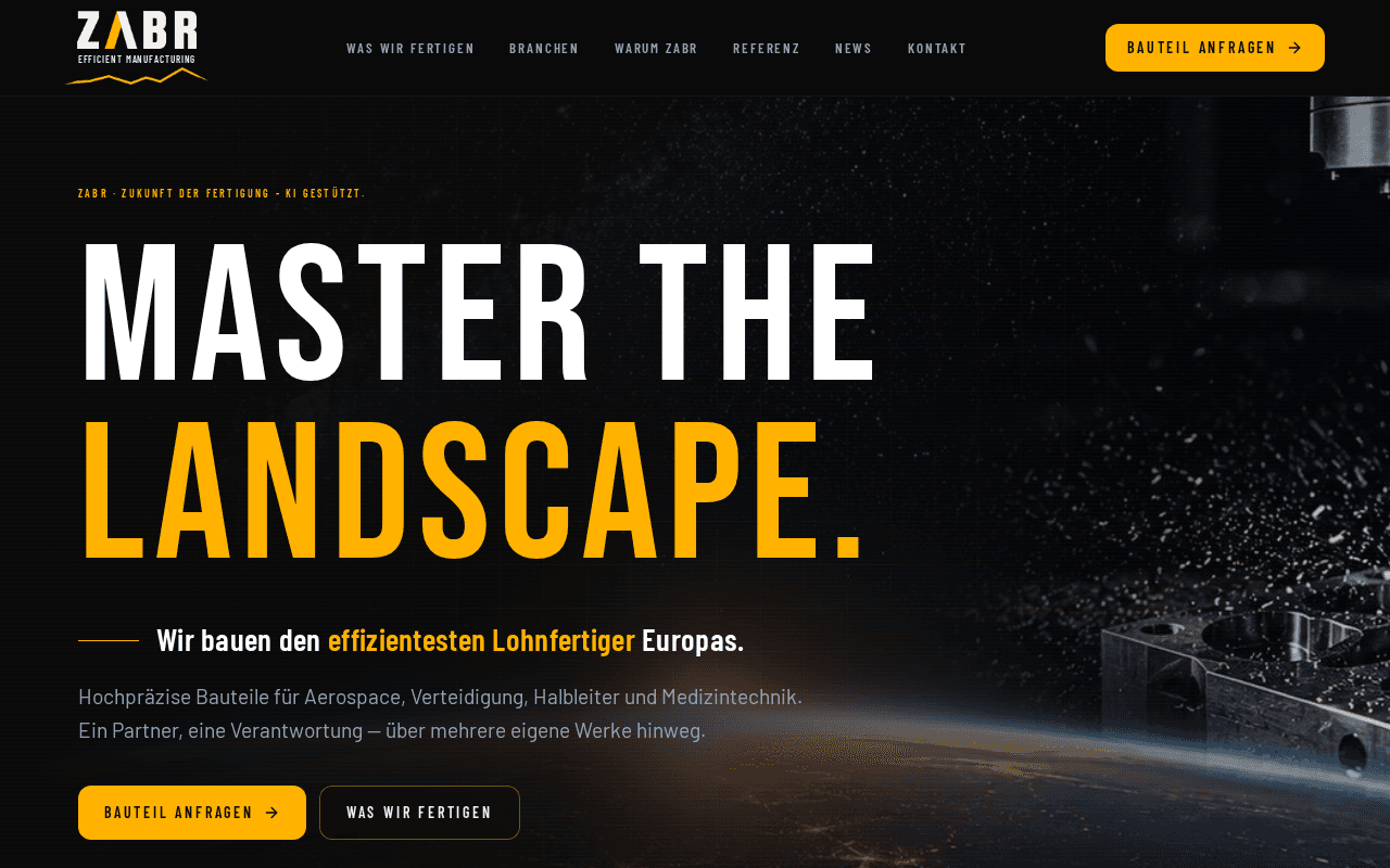 Screenshot of zabr.ai