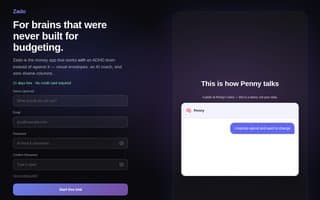 Screenshot of zadofi.ai