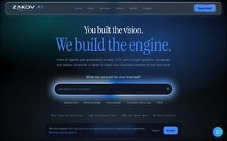 Screenshot of zakov.ai