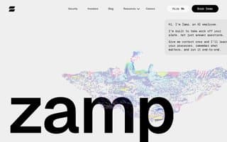 Screenshot of zamp.ai